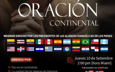 La AEL convoca a Jornada de Oración Continental por Esperanza en tiempos de pandemia