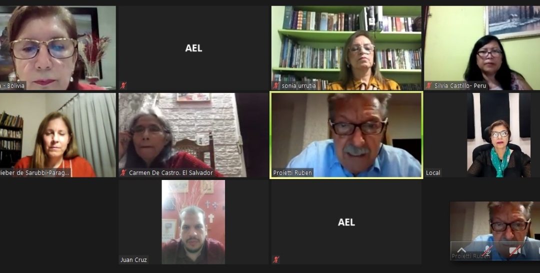 Se realizó reunión virtual entre la Directiva de AEL y la Comisión Mujer motivando a la misma a ser “UNA ANTORCHA QUE ILUMINE A LAS MUJERES DEL CONTINENTE»