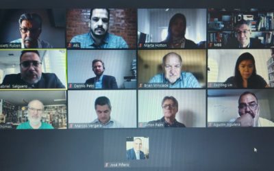 Reunión de la Junta Directiva de la AEL y el Secretario General de la WEA ( Alianza Evangelica Mundial)