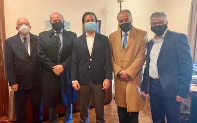 Presidente de la República de Uruguay el Dr. Luis Lacalle Pou recibió a la Alianza Evangélica CREU