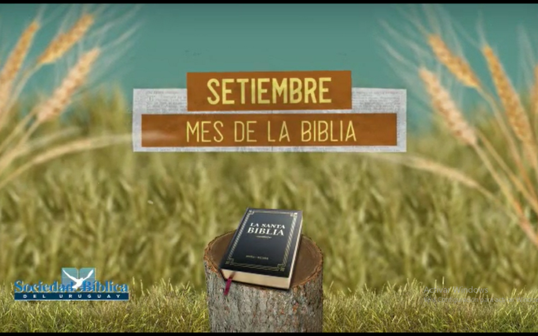 Sociedad Bíblica del Uruguay realiza campaña por el mes de la Biblia.