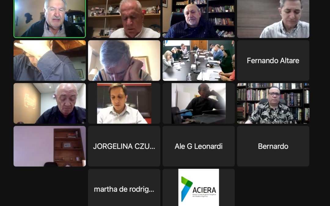 Encuentro virtual del Consejo Directivo de ACIERA.
