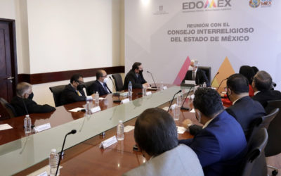 Refrenda Alfredo Del Mazo apertura al diálogo con el Consejo Interreligioso Estatal