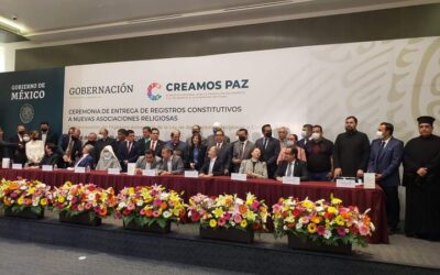 ENTREGAN NUEVOS REGISTROS CONSTITUTIVOS A NUEVAS ASOCIACIONES RELIGIOSAS