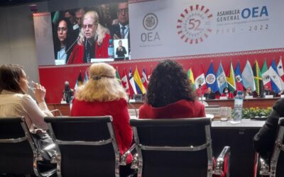 AEL y OEA reafirman la cooperación entre ambas organizaciones, así como también AEL expresa su preocupación por la agenda ideológica en los países de américa