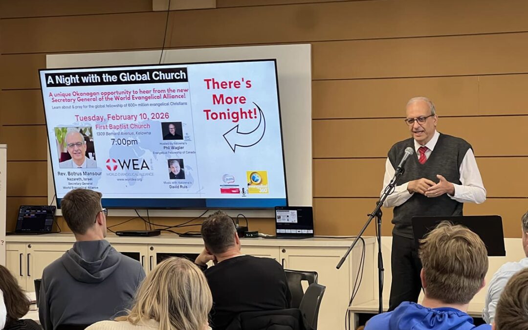 Secretario General de la WEA Visitó Canadá para fortalecer lazos con líderes evangélicos