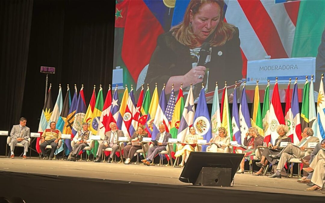 Canciller de AEL, Rev. Eduardo Gómez, Participa en Asamblea de OEA y sostiene Reuniones con Cancilleres