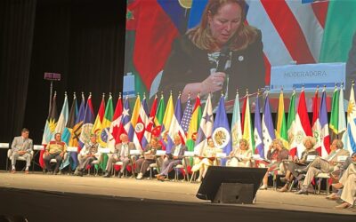 Canciller de AEL, Rev. Eduardo Gómez, Participa en Asamblea de OEA y sostiene Reuniones con Cancilleres