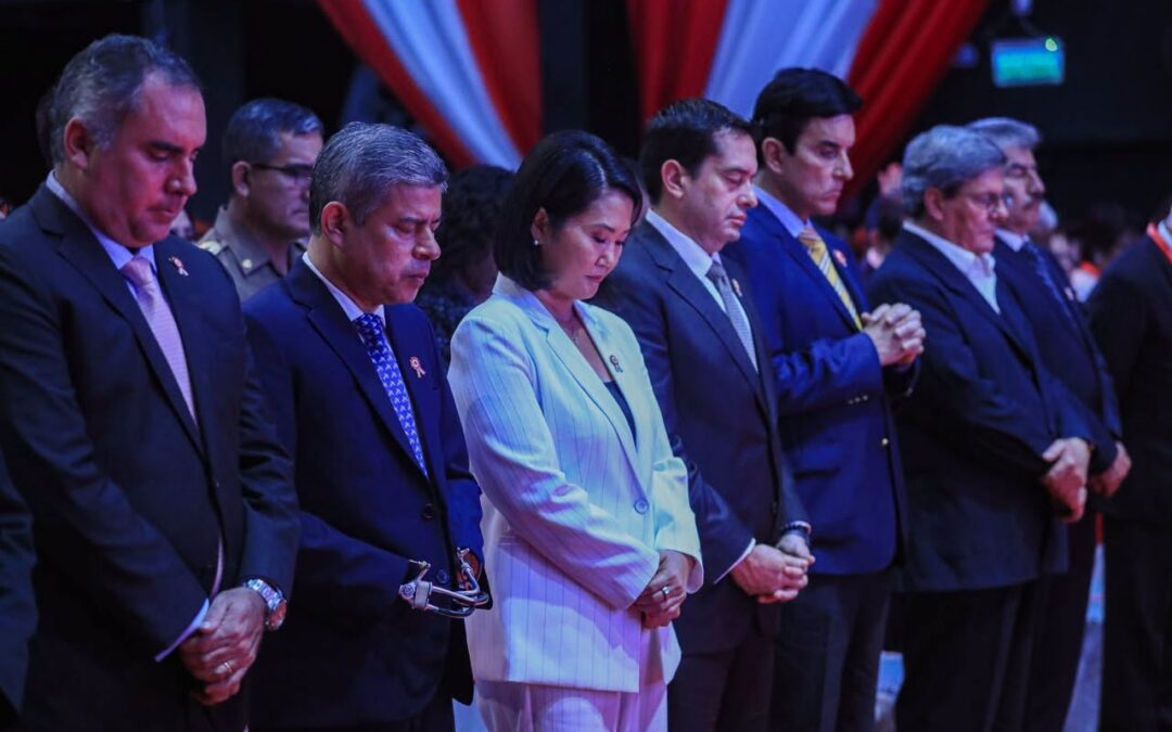 CONEP y UNICEP, Miembros de AEL, Celebraron Ceremonia de Acción de Gracias con asistencia de la Presidenta de la República